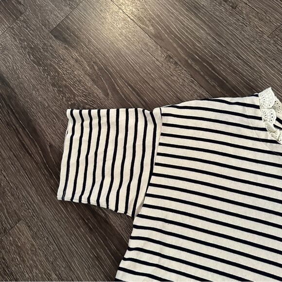 Sea New York Cream and Navy Striped Short Sleeve - Picture 2 of 9